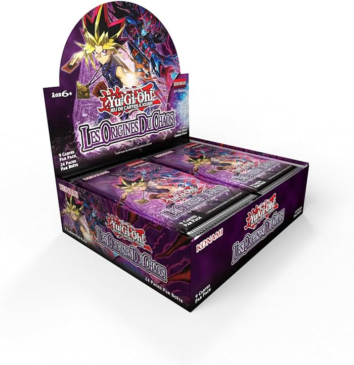 Boîte de 24 Boosters Yu-Gi-Oh! Les Origines du Chaos
