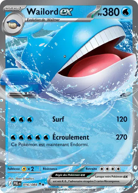 Wailord ex 016/084