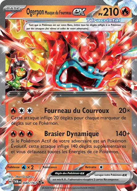 Ogerpon Masque du Fourneau ex 040/167