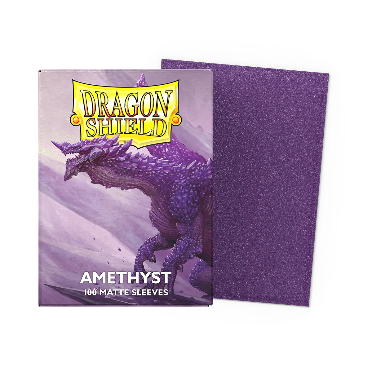 Dragon Shield - 100 protège-cartes standard Mat Sparkle serie - Amethyst