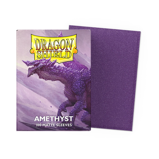 Dragon Shield - 100 protège-cartes standard Mat Sparkle serie - Amethyst