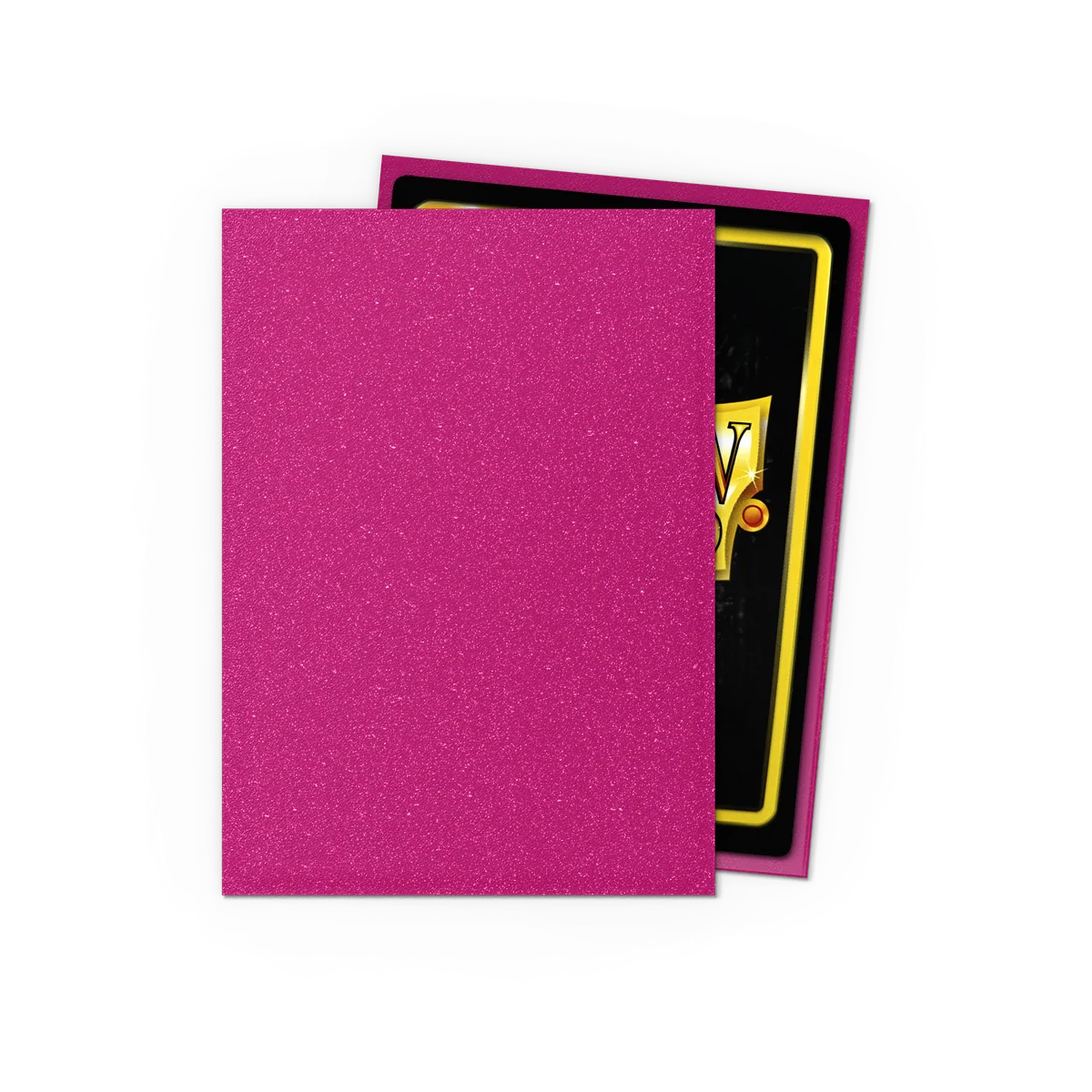 Dragon Shield - 100 protège-cartes Standard Sparkle Series : Pink Sapphire