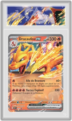 Carte Gradée Dracaufeu ex CollectAura 9.5