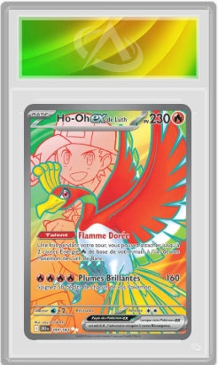 Carte Gradée Ho-Oh ex de Luth CollectAura 10